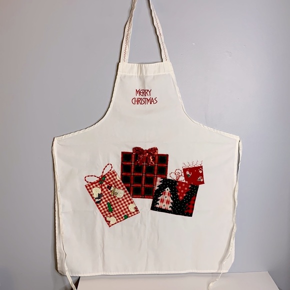 APRON CHRISTMAS (NEW HANDMADE) - Picture 1 of 5